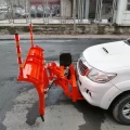 SNOW PLOW AND SALTING VEHICLE