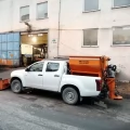 SNOW PLOW AND SALTING VEHICLE