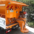 SNOW PLOW AND SALTING VEHICLE