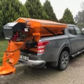 SNOW PLOW AND SALTING VEHICLE